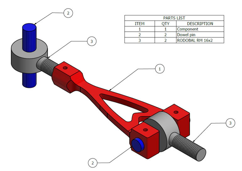 Figure 2 – Clamping arrangement for testing